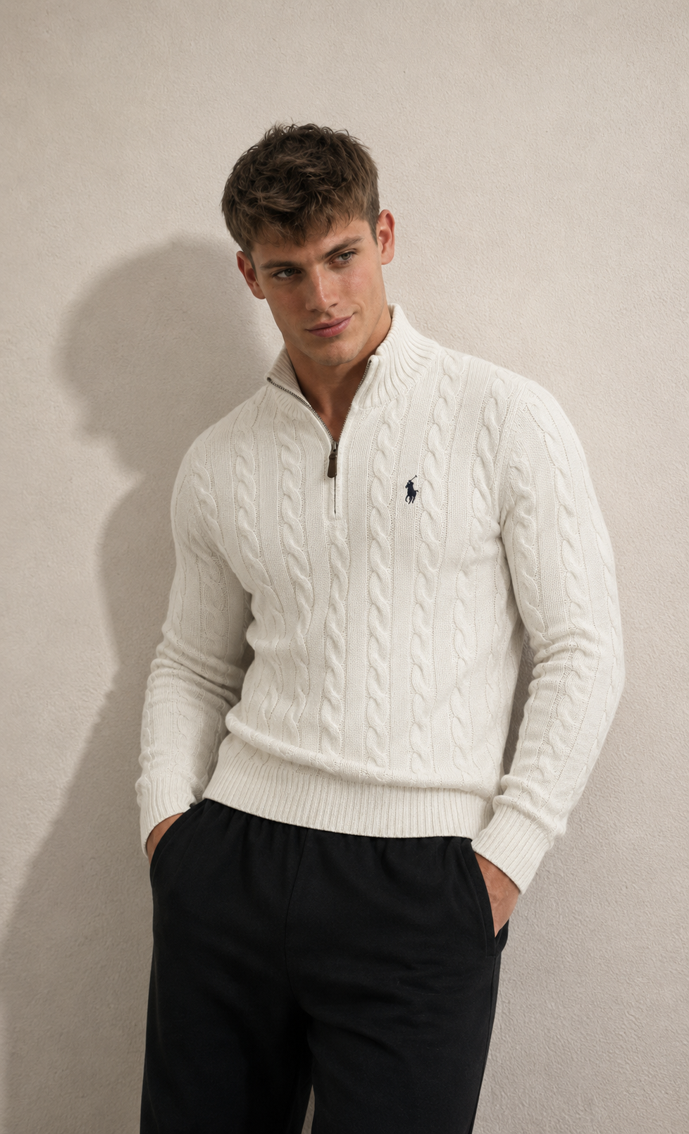 Ralph L. Heritage Quarter-Zip Sweater