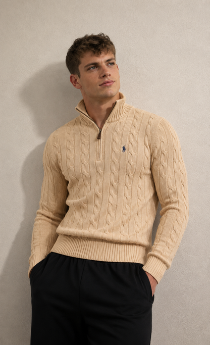 Ralph L. Heritage Quarter-Zip Sweater