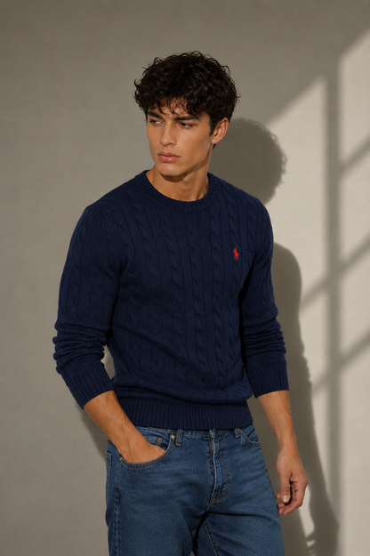 Ralph L. Classic Cable-Knit Jumper