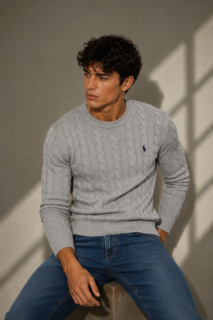 Ralph L. Classic Cable-Knit Jumper