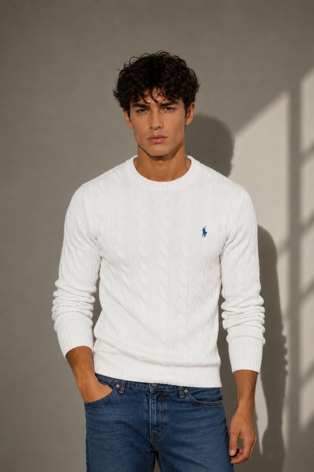 Ralph L. Classic Cable-Knit Jumper