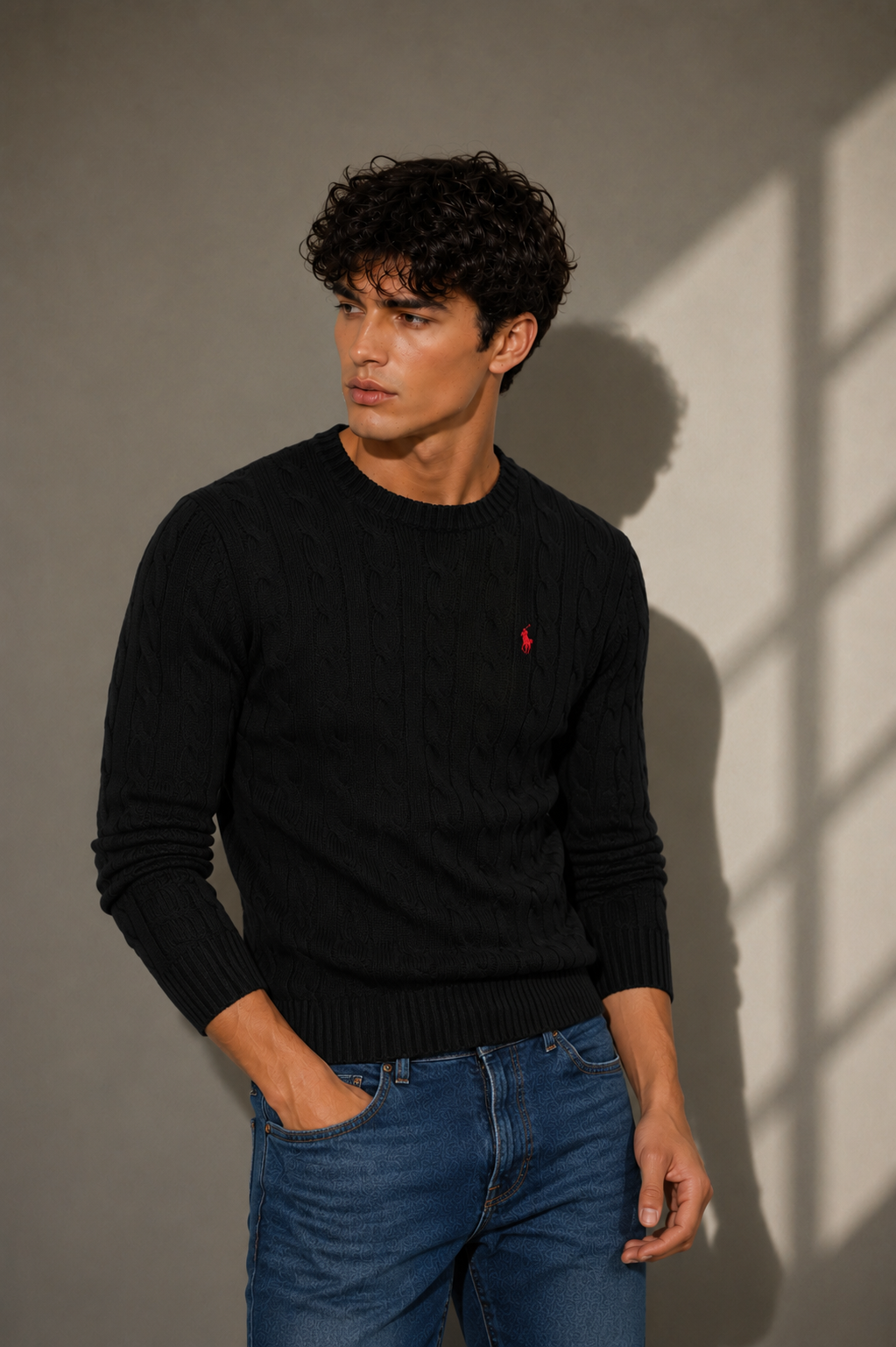 Ralph L. Classic Cable-Knit Jumper