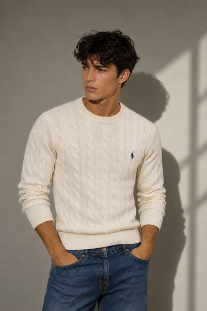 Ralph L. Classic Cable-Knit Jumper