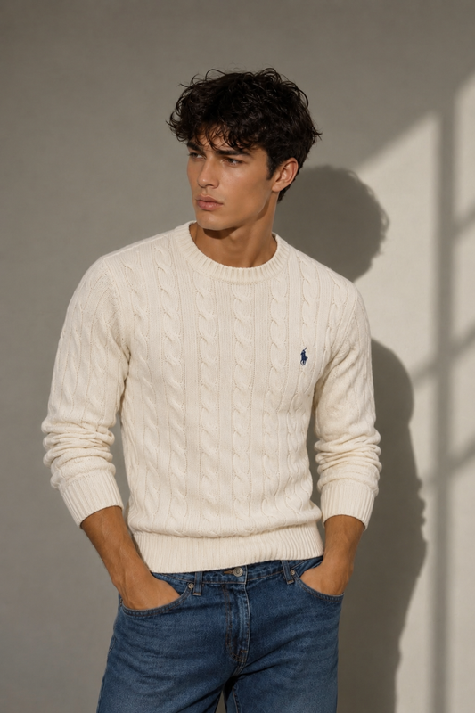 Ralph L. Classic Cable-Knit Jumper