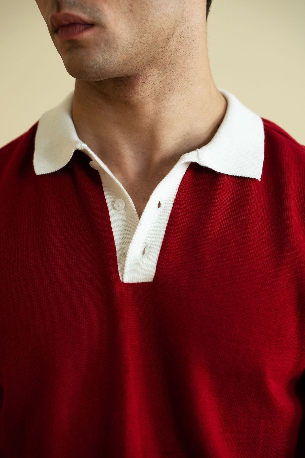 Fine Knit Polo Shirt