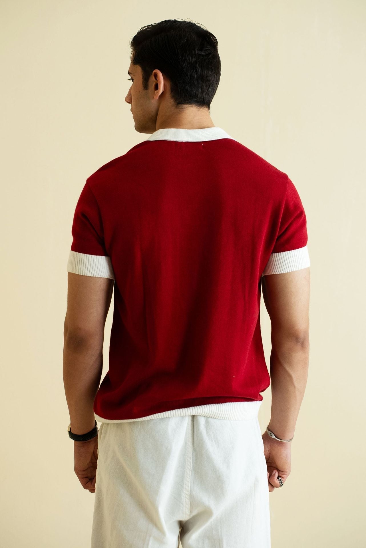 Fine Knit Polo Shirt